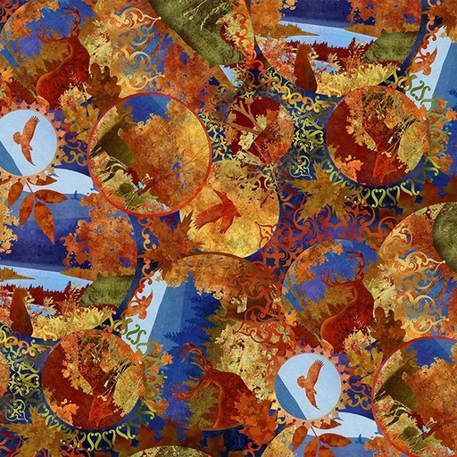 [ITB-5BR-1] All Blue Ridge Shop Hop 2026 Mountain Circles from In The Beginning Fabrics