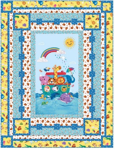 [PP-NoahFri] Noah & Friends Quilt from Blank