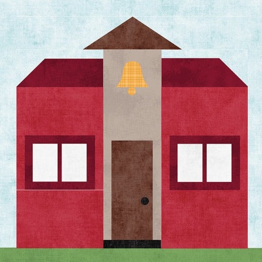 [KTOT-47085] Our Town Schoolhouse April Kit of the Month by Mink Kim for Riley Blake