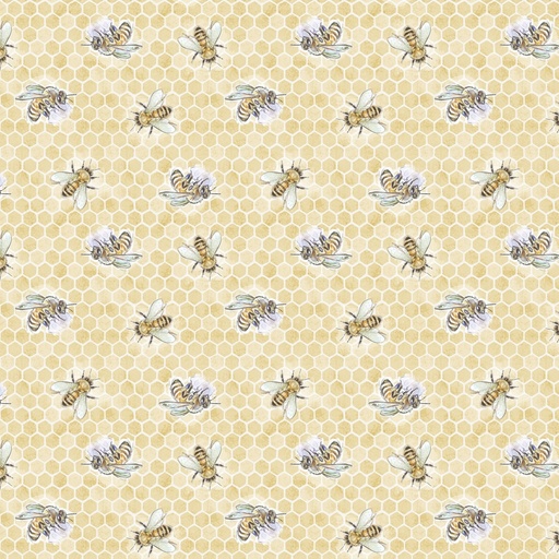 [LUM-W115-009-227] Sweet Honey Bee Bees Yellow from Lumin Fabrics