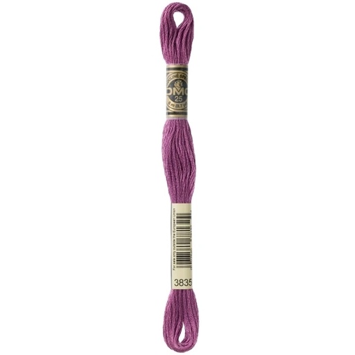 [DMC-117-3835] DMC Embroidery Floss Medium Grape 3835