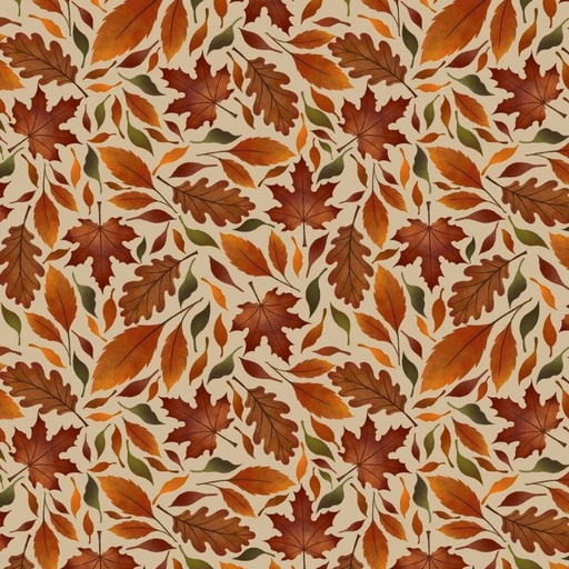 [BLAN-4810-41] Harvest Haunt Tossed Fall Leaves from Blank Quilting
