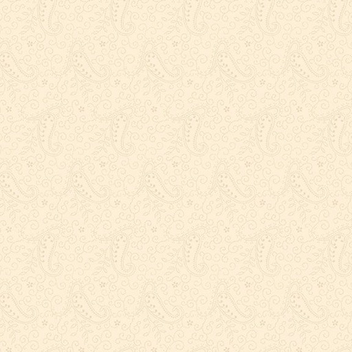 [MF-R801678D-CR] Sanibel Island Dotted Paisley Cream from Marcus Fabrics