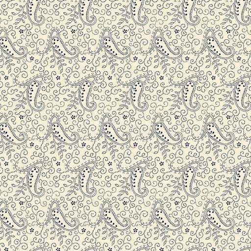 [MF-R801678D-NA] Sanibel Island Dotted Paisley Navy from Marcus Fabrics