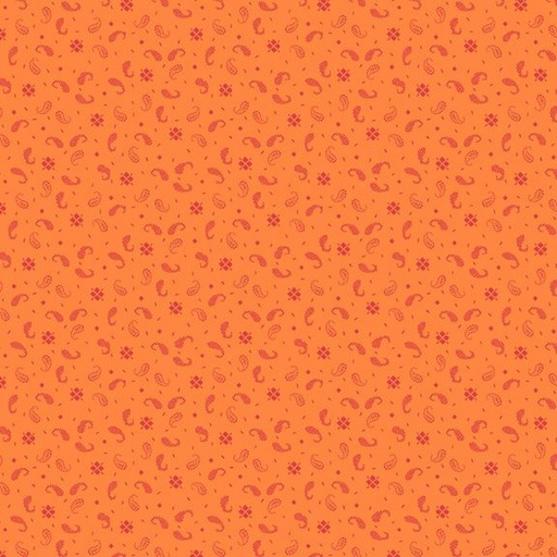 [MF-R801679D-OR] Sanibel Island Squiggle Orange from Marcus Fabrics