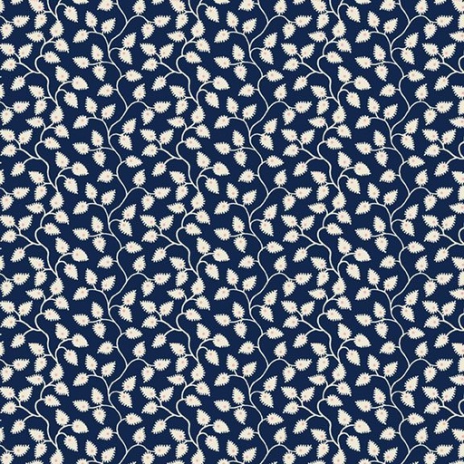 [MF-R801680D-NA] Sanibel Island Vine Navy from Marcus Fabrics