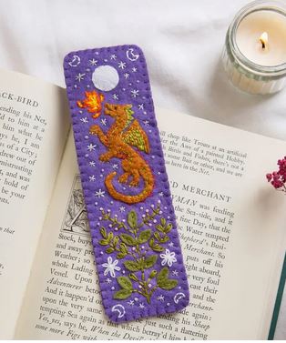 [HH-Dragon] Dragon Bookmark Felt Kit by Hawthorne Handmade