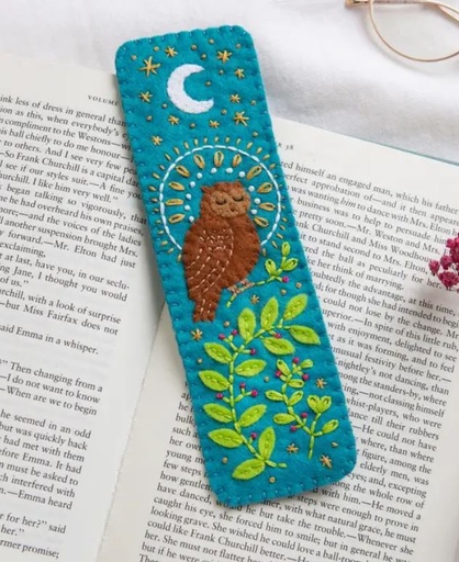 [HH-Owl] Owl Bookmark Felt Kit by Hawthorne Handmade