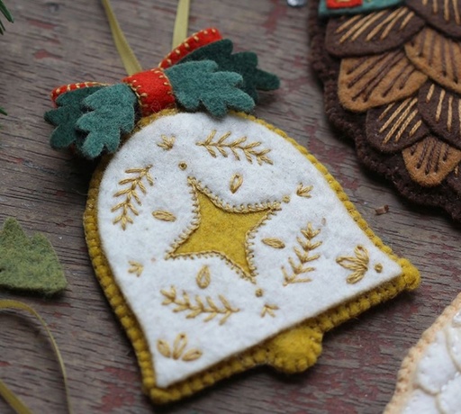 [KP-BellFO] Bell Felt Ornament Kit by Kiriki