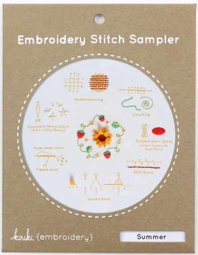[KP-Summer] Embroidery Stitch Sampler Summer by Kiriki