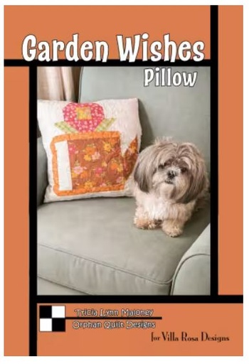 [VRD-OQ135] Garden Wishes Pillow from Villa Rosa Designs