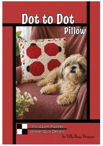 [VRD-OQ137] Dot to Dot Pillow by Orphan Quilts from Villa Rosa Designs