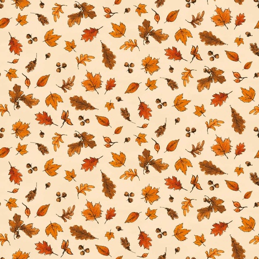 [SEF-9134-44] Haunted Acre Wood Tossed Leaves from Studio E