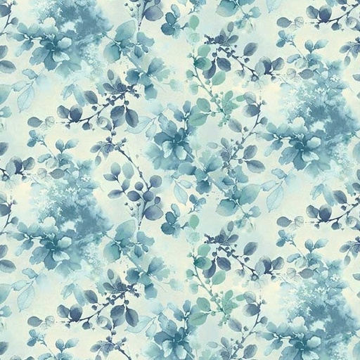 [HG-3532-17] Awakenings Tree Branches Pale Blue from Henry Glass