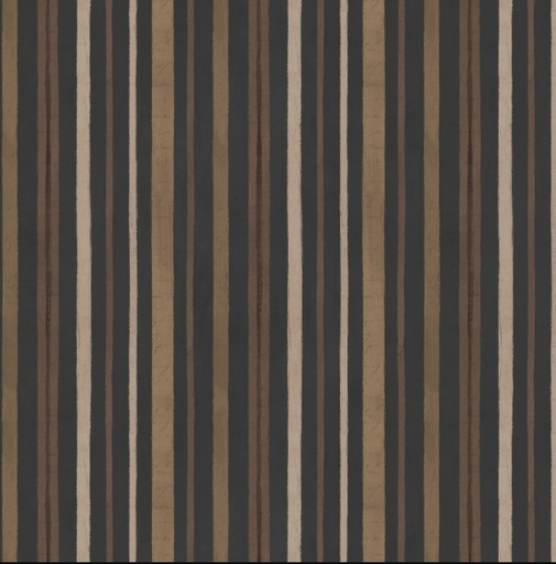[LUM-W135-008-098] Coffee and Co Expresso, Brown and Tan Stripes from Lumin Fabrics