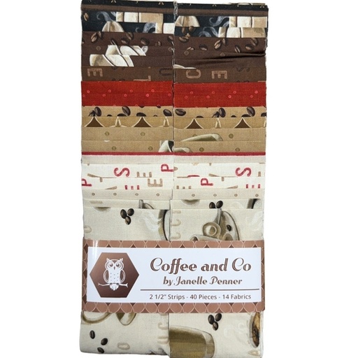 [LUM-CO-2.5] Coffee and Co Expresso Coffee Strip Pack from Lumin Fabrics