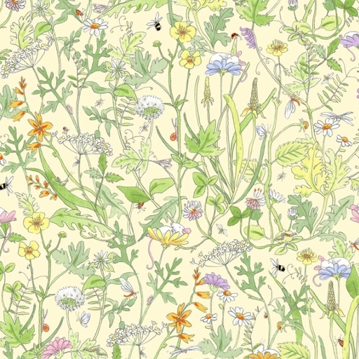 [COW-4748-59] Mouseplay Meadow Butter from Clothworks Fabric