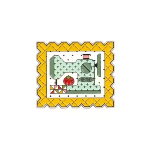 [ISE-868] Quilting Bee Enamel Needle Minder from Lori Holt