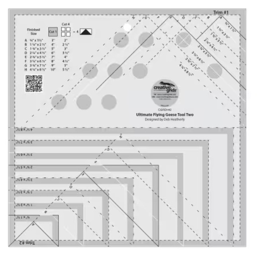 [CGRD-H42] Ultimate Flying Geese Tool Two from Creative Grids