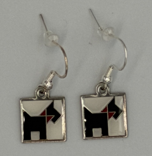 [PP-ScottieEar] Scottie Dog Earrings