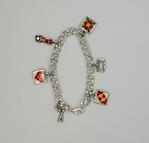 [PP-CharmB1] Quilty Charm Bracelet