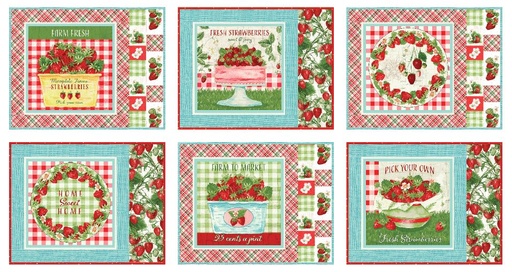 [PP-StrawbFPM] Strawberry Field Placemats Kit