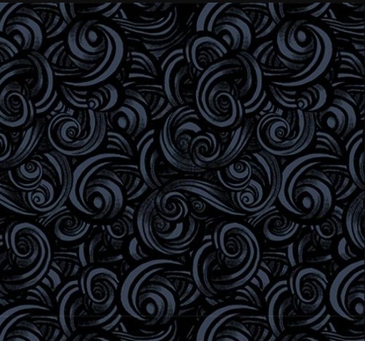 [MOD-RS2135-16] Fireglow Black Swirls from Moda Fabrics