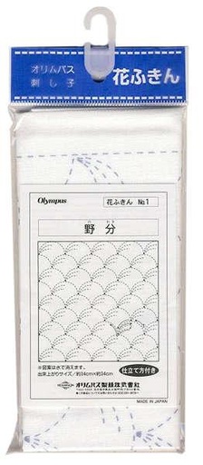 [SC-0001] Sashiko Sampler Traditional Design Nowaki White