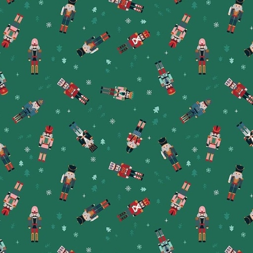 [RB-CD17672-PINE] Nutcracker Tradition Nutcracker Toss Pine from Riley Blake