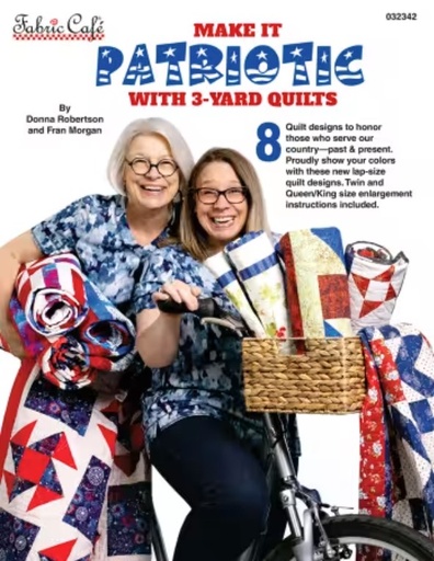 [FC-032342] Make It Patriotic with 3 yard Quilts Book from Fabric Cafe