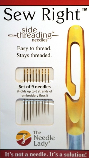 [SEN-SR9] Side Threading Needles 9 Piece from The Needle Lady