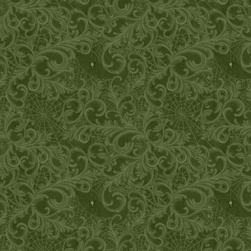 [LUM-W100-022-670] Dark Academia Scrolls and Webs from Lumin Fabrics