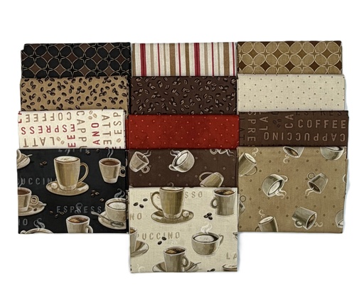 [PP-CoffeeCoFQB] Coffee & Co Fat Quarter Bundle