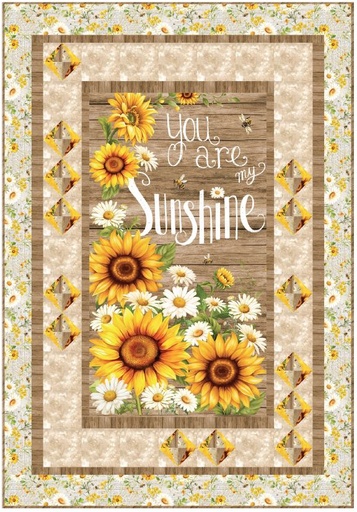 [PP-YouSunshine] You are my Sunshine Quilt by Timeless Treasures