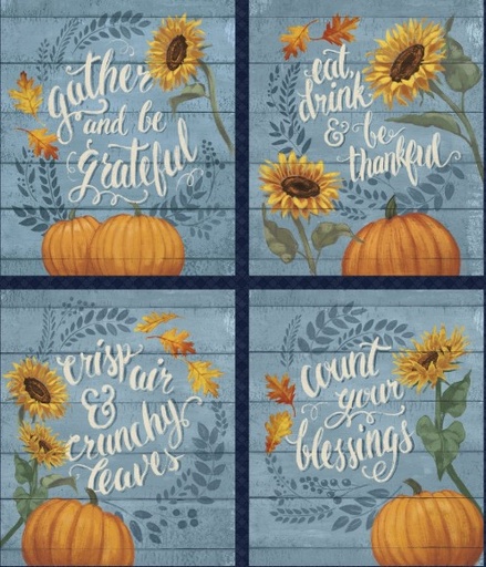 [LUM-W135-010-508] Harvest Delight Banner Panel from Lumin Fabrics