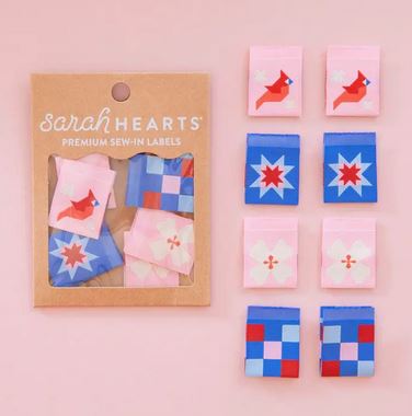 [SH-LP262] NC Quilt Block Woven Labels