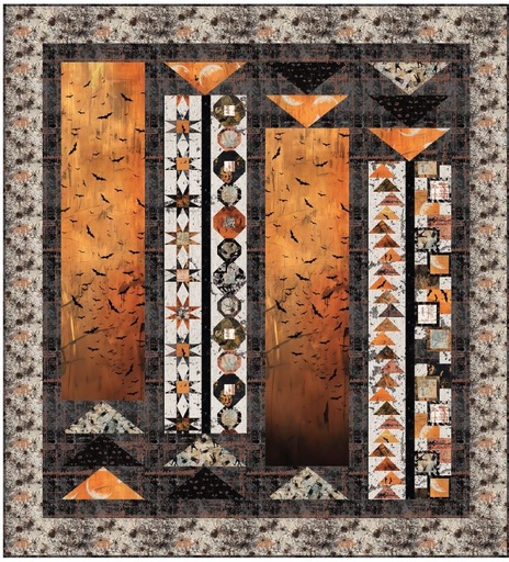 [PP-ScarySpIn] Scary Spice Ingots Quilt Kit by Studio e