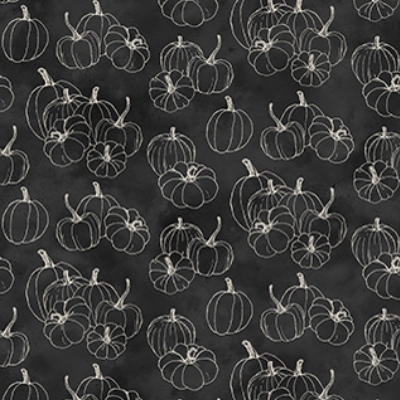 [NOR-DP28852-96] Night Owl Pumpkin Blender Charcoal from Northcott Fabrics