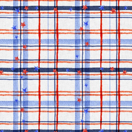 [3W-24162-WHT] Boom Chicka Boom Stars & Stripes White from 3 Wishes Fabric