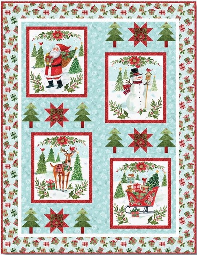 [PP-SnowyGreet] Snowy Greetings by White Owl Textiles