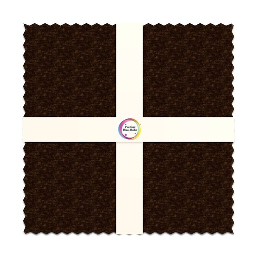[HFB110HG-Ch] I've Got Hue Babe Chocolatier 10" Squares from Jaftex