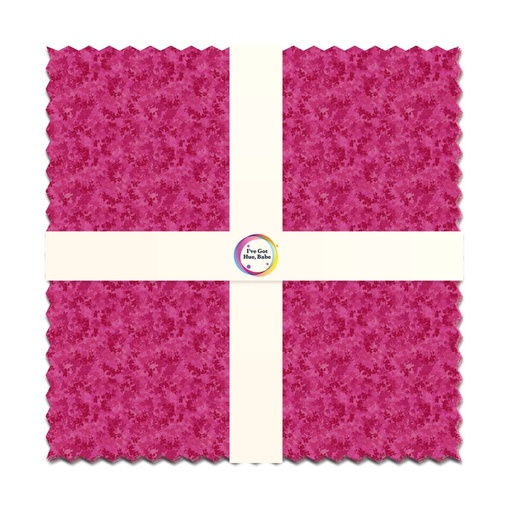 [HFB110HG-PP] I've Got Hue Babe Pink Panther 10" Squares from Jaftex