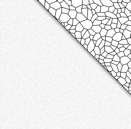 [PB-804-W] Ramblings 12 Net White On White from P&B Textiles