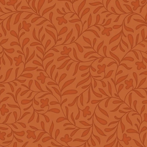 [PB-CMIL-6222-O] Cider Mill Harvest Vine Orange Tonal from P&B Textiles