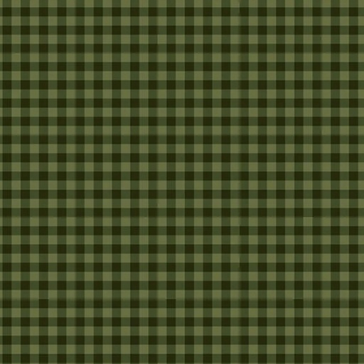 [PB-CMIL-6223G] Cider Mill Harvest Gingham Dark Green from P&B Textiles