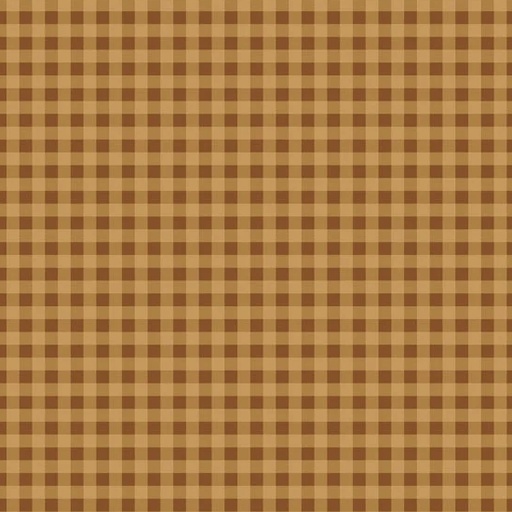 [PB-CMIL-6223NE] Cider Mill Harvest Gingham Ocher and Maple from P&B Textiles