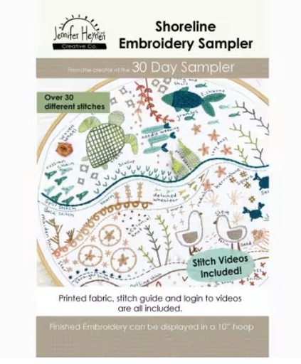[KTR-8664] Shoreline Embroidery Sampler