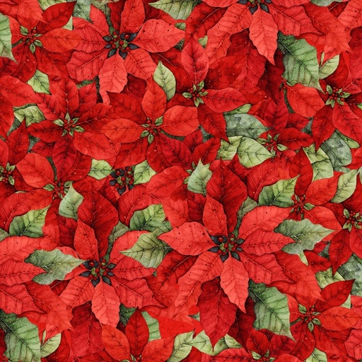 [LUM-W110-006-336] Poinsettia Radiance Packed Poinsettia Red from Lumin Fabrics
