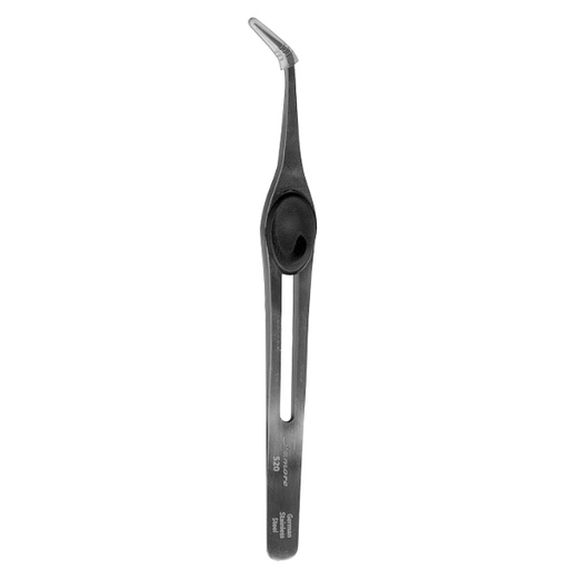 [CKR-520SP] Angled Serger Fine Tip Tweezers from Famore