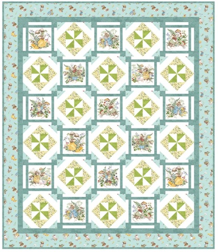 [PP-CountryM] Country Mouse Quilt by Northcott
